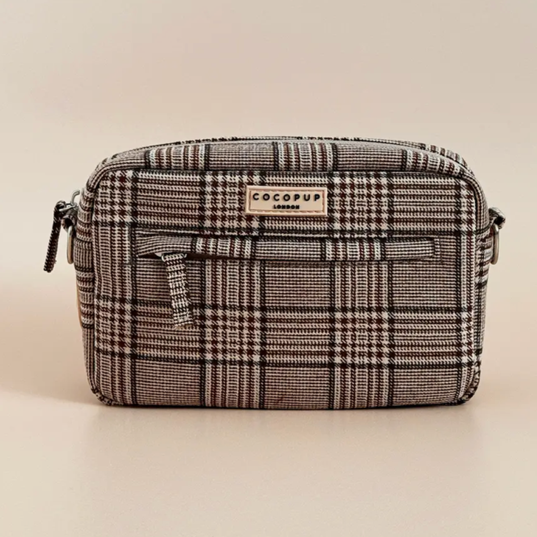 Plaid dog walking bag | Cocopup - Babelle