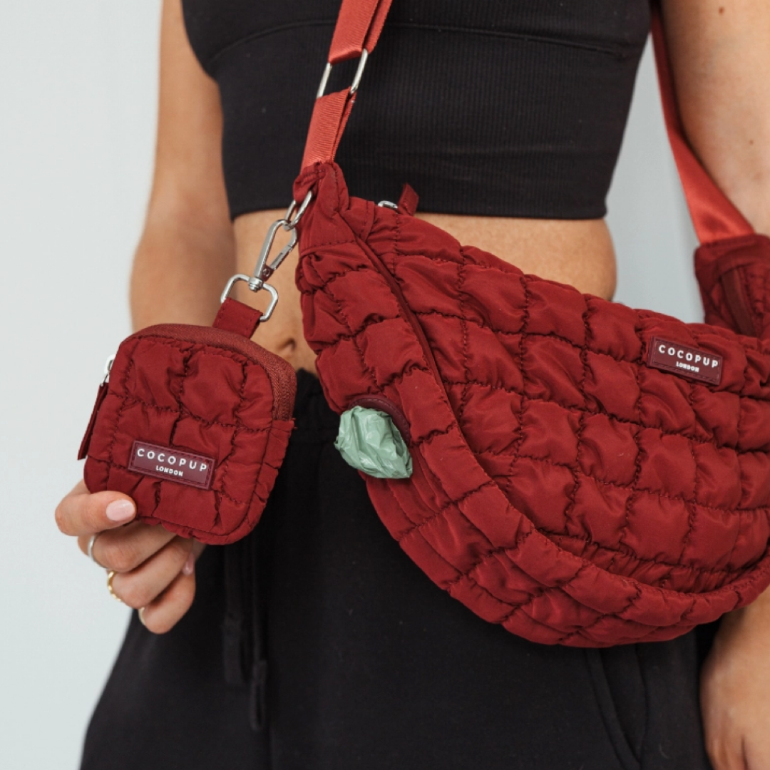 Merlot Crescent treat pouch | Cocopup - Babelle