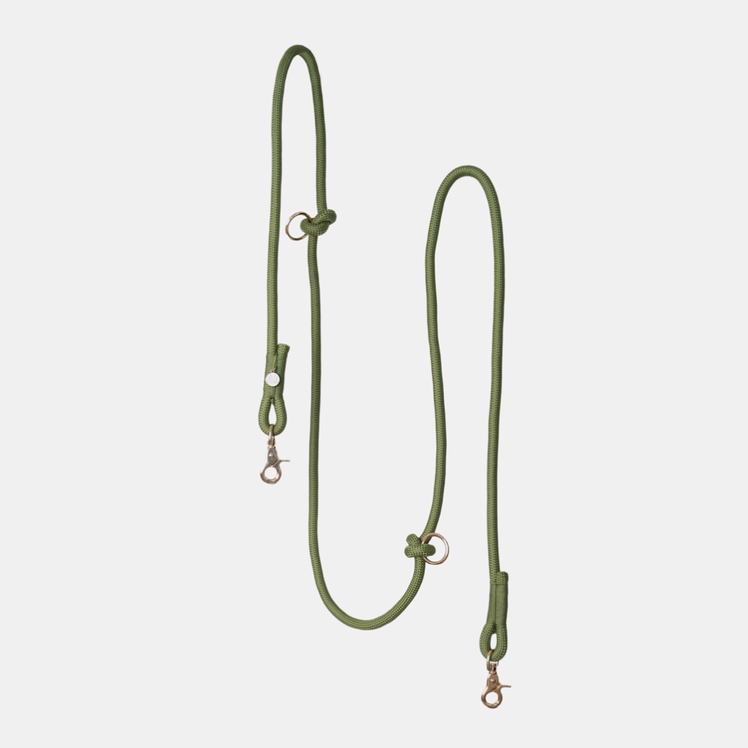Green Handsfree Leash | Furlou - Babelle