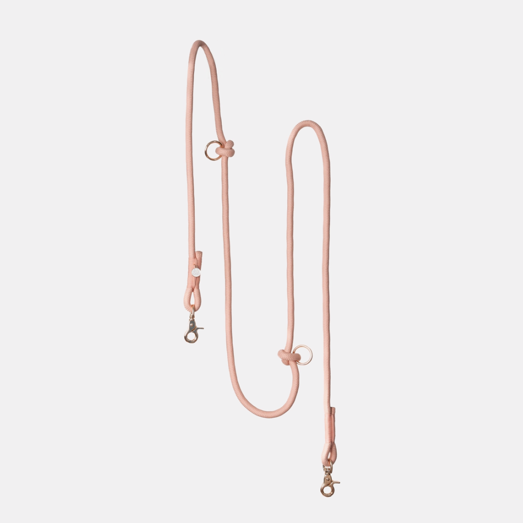 Powder Rose Handsfree Leash | Furlou - Babelle