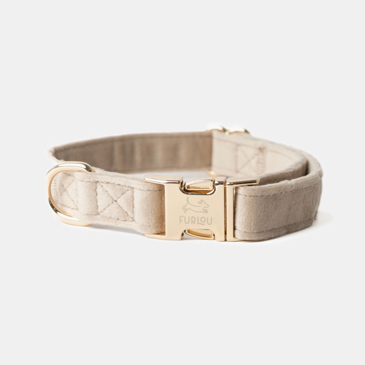 Sand Velvet collar | Furlou - Babelle