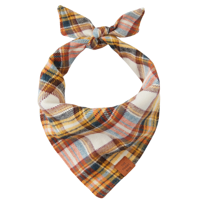 Cornucopia Flannel Bandana | The Foggy Dog
