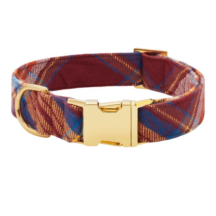 Marlow Plaid Flannel Collar | The Foggy Dog