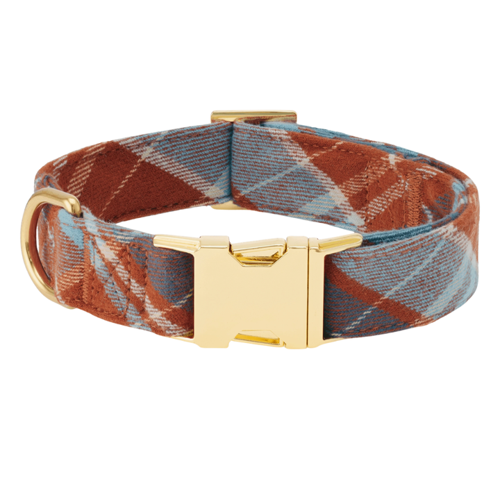Maple Plaid Flannel Collar | The Foggy Dog