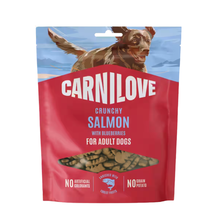Salmon/ Blueberry Crunchy Snack | Carnilove