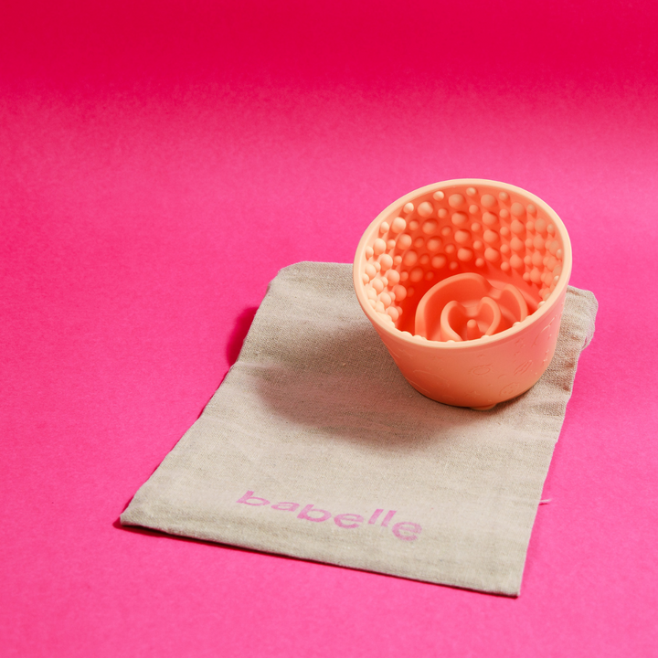 The Swirlie Lickbowl - Peach | Babelle - Babelle