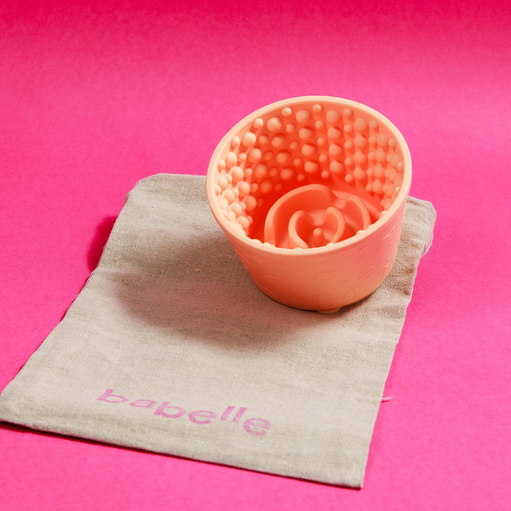 The Swirlie Lickbowl - Peach | Babelle - Babelle