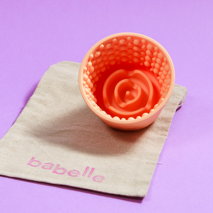 The Swirlie Lickbowl - Peach | Babelle - Babelle