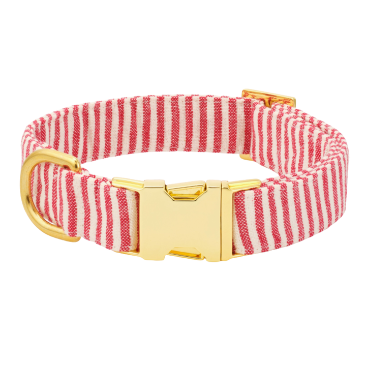 Red Stripe Collar | The Foggy Dog - Babelle