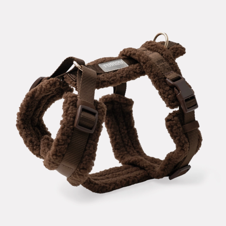Brown Sherpa Harness | Furlou - Babelle