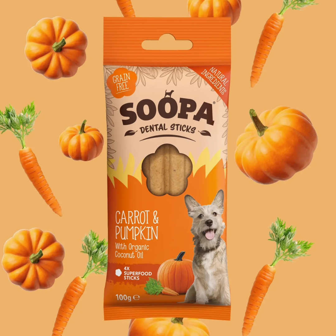 Dental Sticks  - Carrot & Pumpkin | Soopa - Babelle