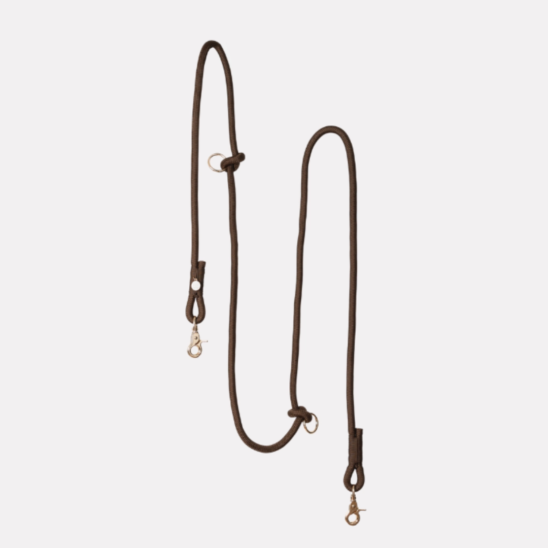 Brown Handsfree Leash | Furlou - Babelle