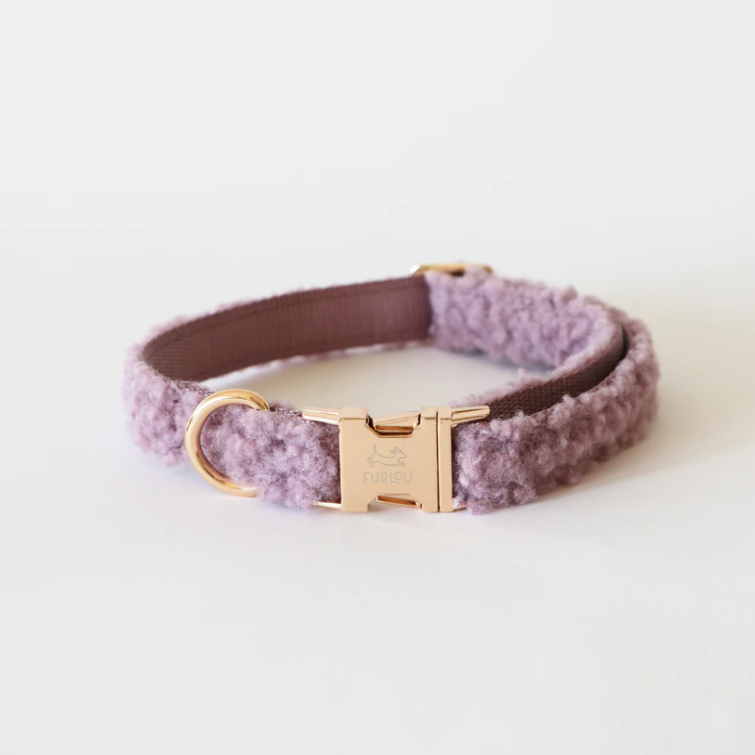 Lavender Sherpa collar | Furlou - Babelle