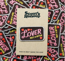 Load image in Gallery view, Lover - not a biter patch | Scout&#39;s Honour - Babelle
