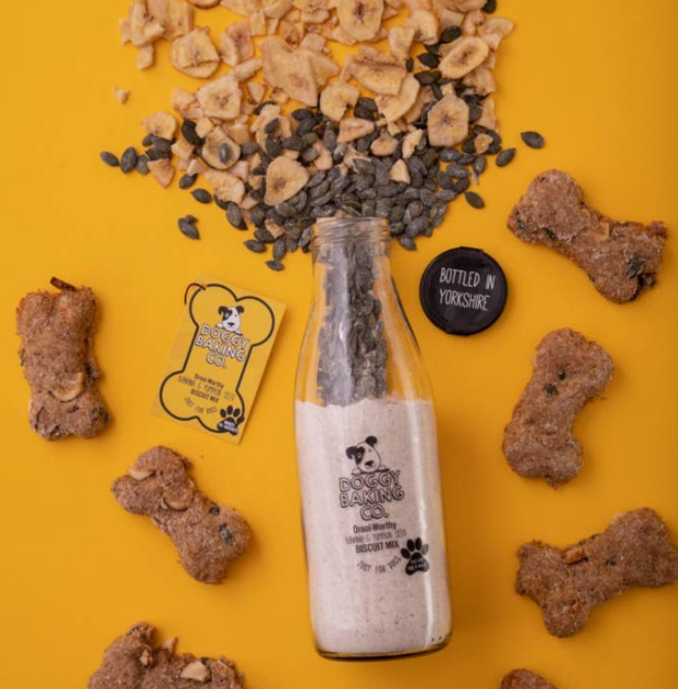 Pumpkin seed & Banana treat biscuit Baking Kit  | The Doggy Baking co - Babelle