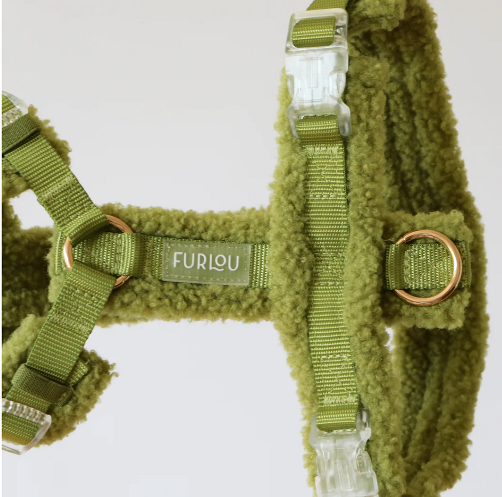 Lime Sherpa Harness| Furlou - Babelle