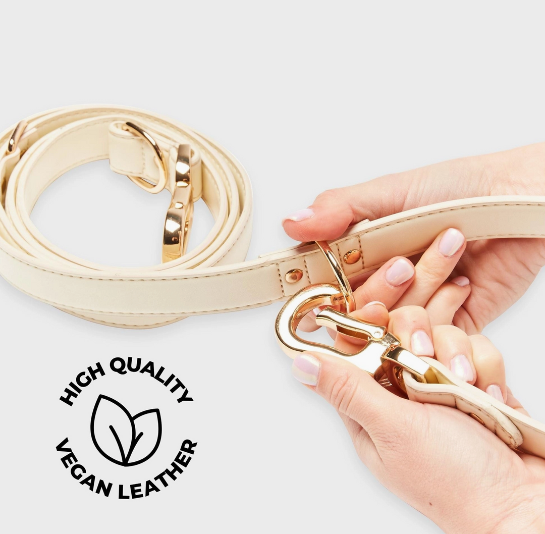 Light Ivory Versatile Leash | Barc London