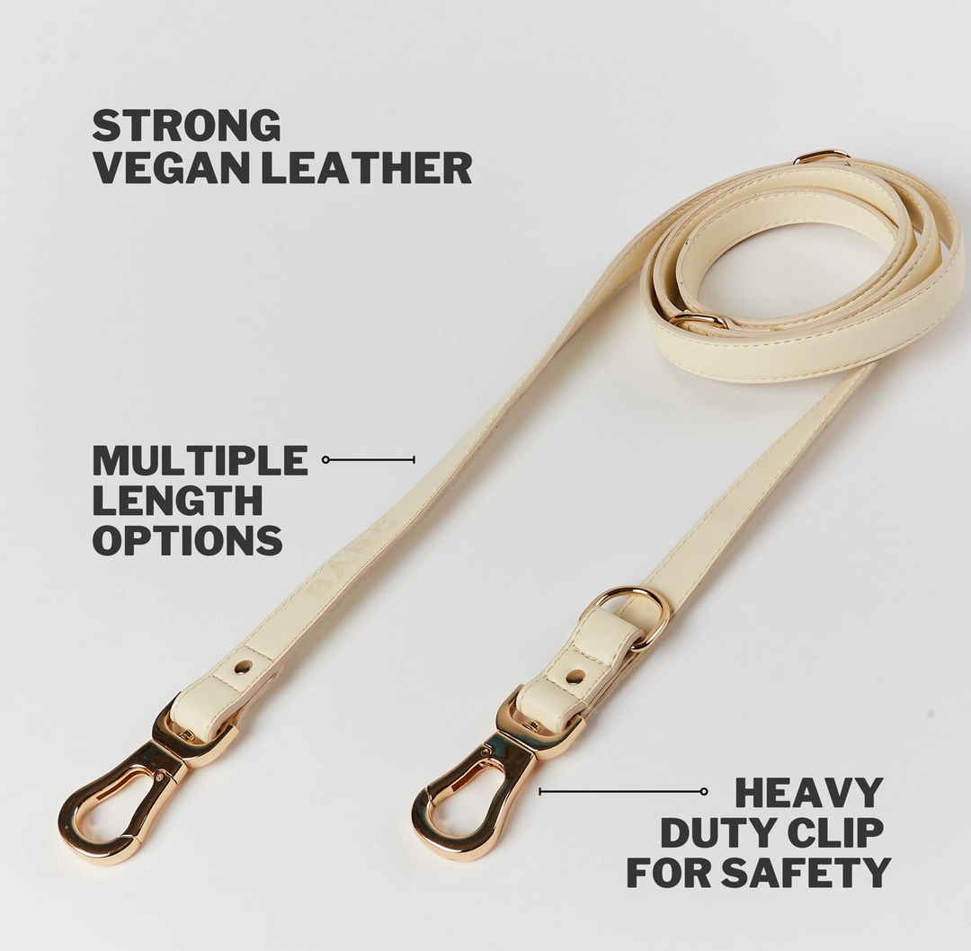 Light Ivory Versatile Leash | Barc London