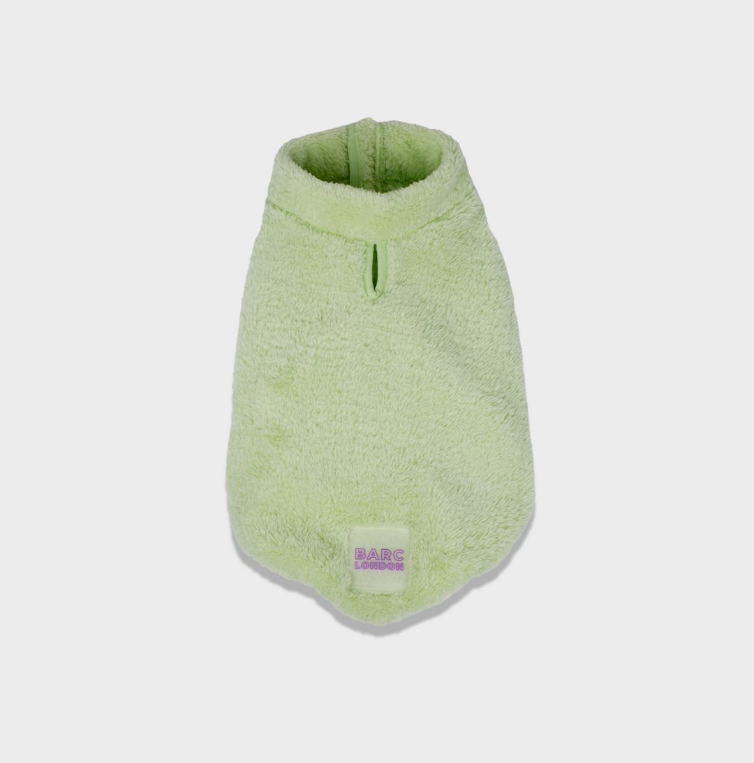 Lime Sherpa Fleece | Barc London