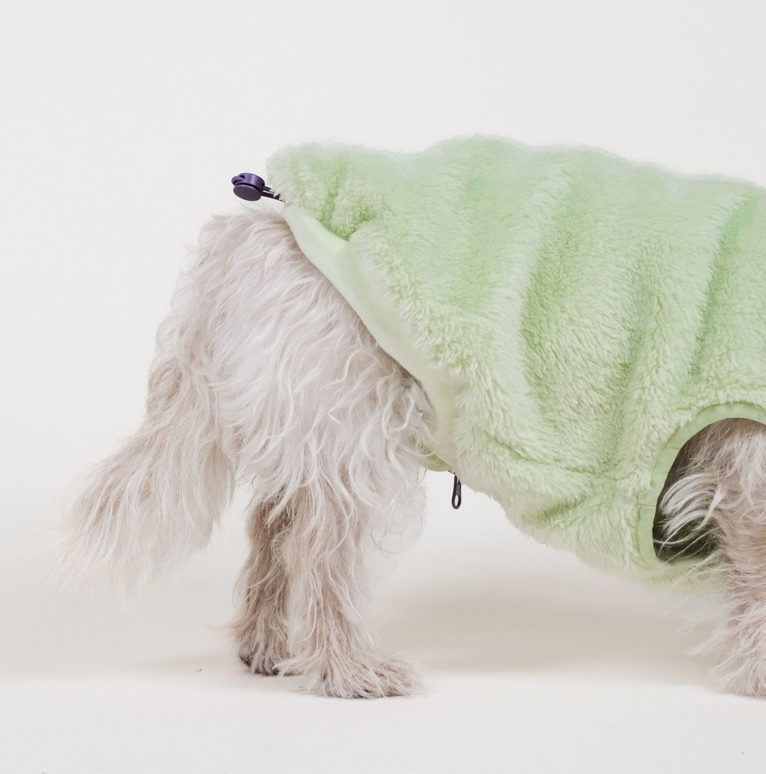 Lime Sherpa Fleece | Barc London