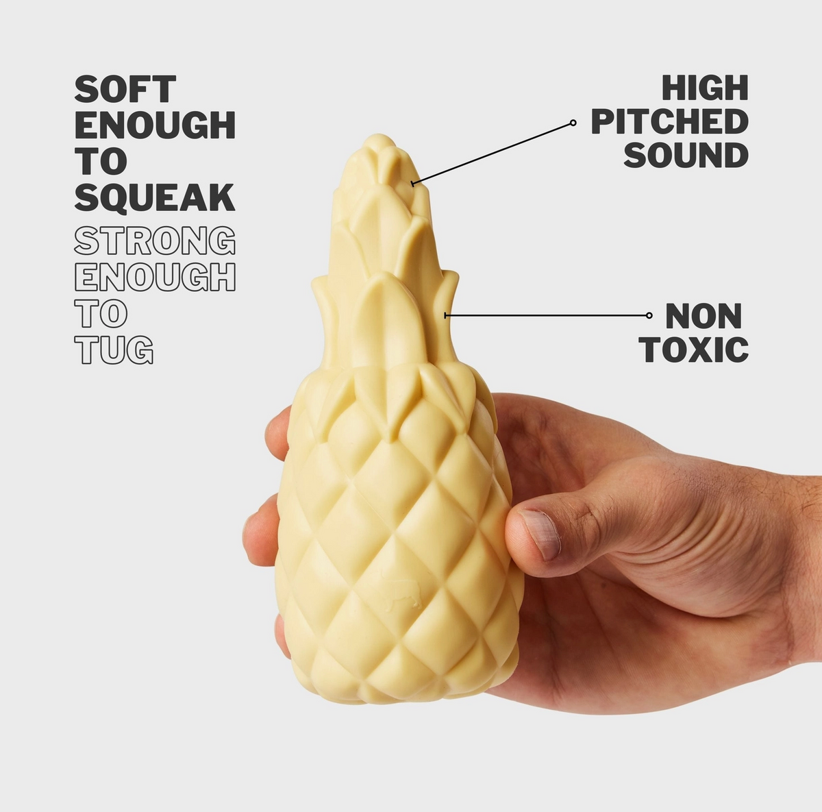 Pineapple Squeaky Toy | Barc London - Babelle