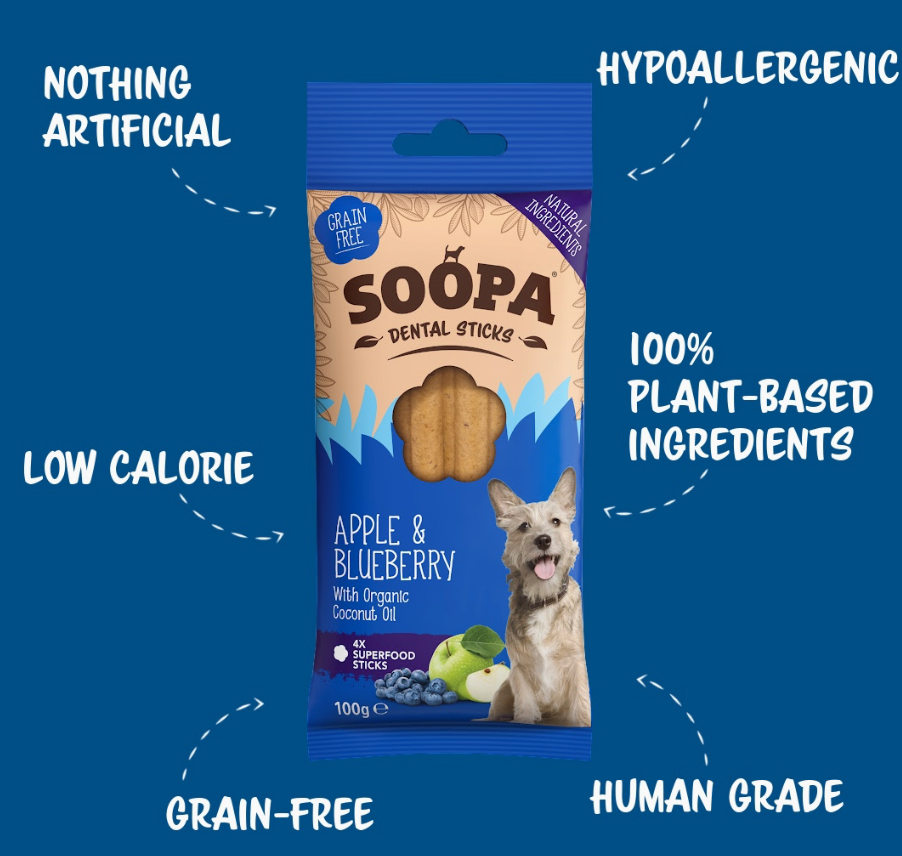 Dental Sticks  - Apple & Blueberry | Soopa - Babelle