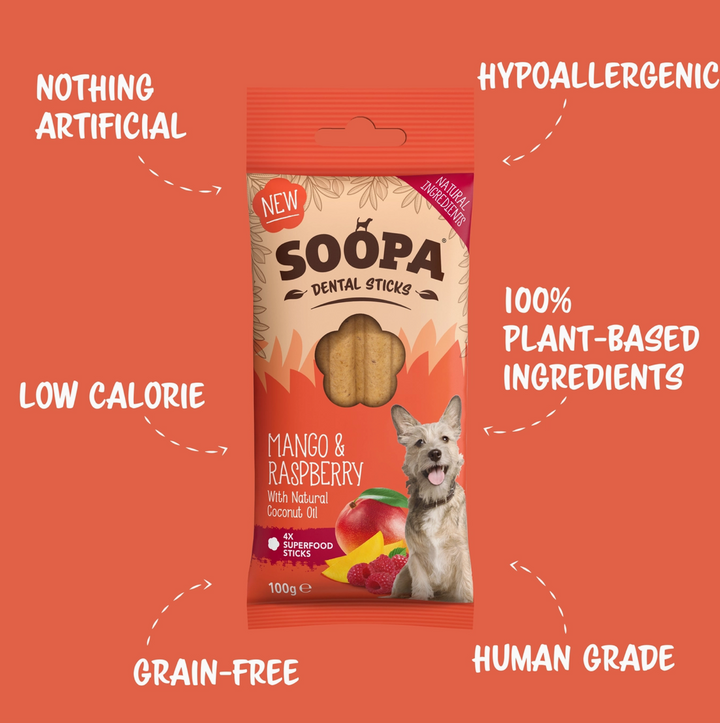 Dental Sticks  - Coconut & Chia Seeds | Soopa