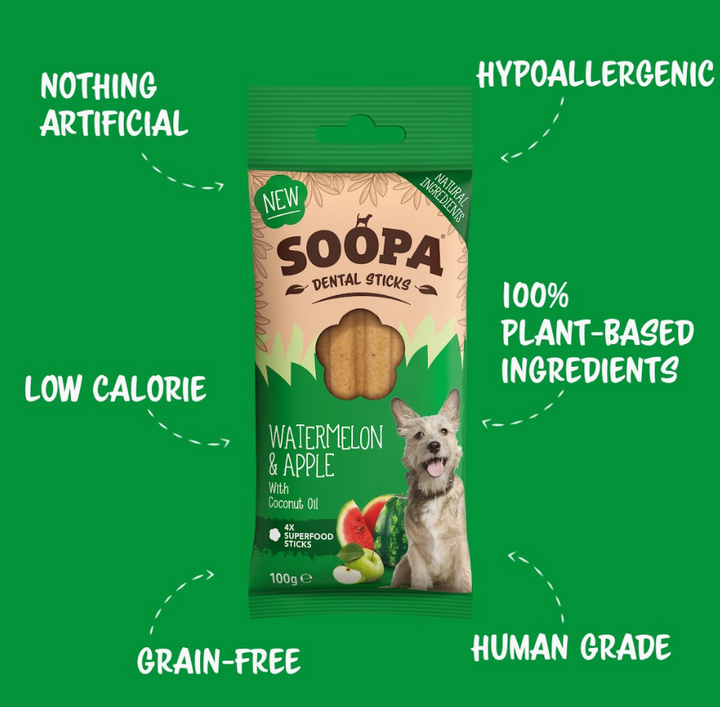 Dental Sticks  - Coconut & Chia Seeds | Soopa