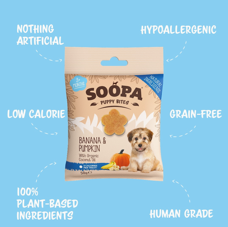 Banaan & Pompoen Mini Bites | Soopa