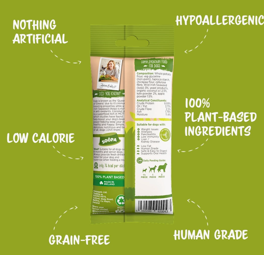 Dental Sticks  - Kale & Apple | Soopa - Babelle