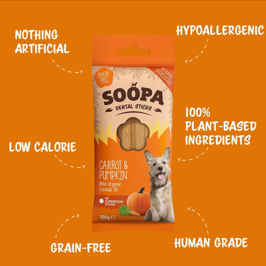 Dental Sticks  - Carrot & Pumpkin | Soopa - Babelle