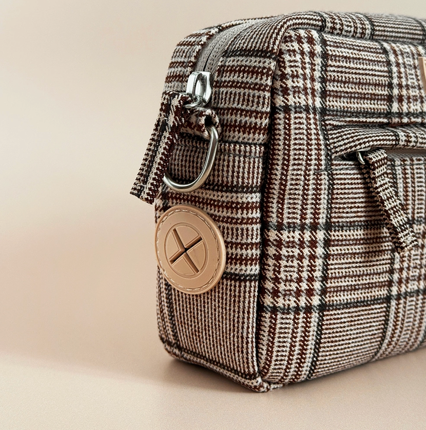 Plaid dog walking bag | Cocopup - Babelle