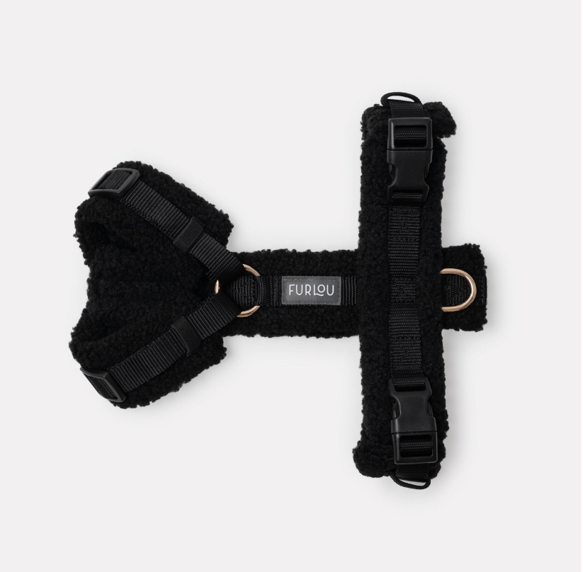 Black Sherpa Harness | Furlou - Babelle