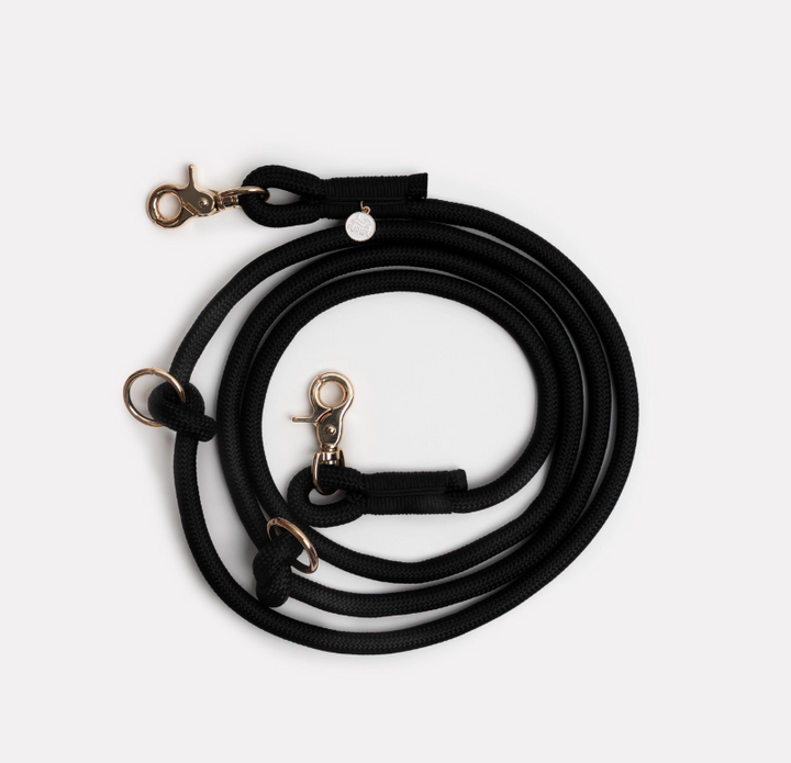 Black Handsfree Leash | Furlou - Babelle