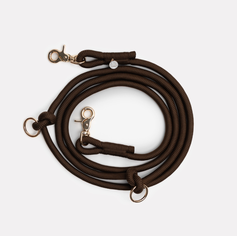 Brown Handsfree Leash | Furlou - Babelle