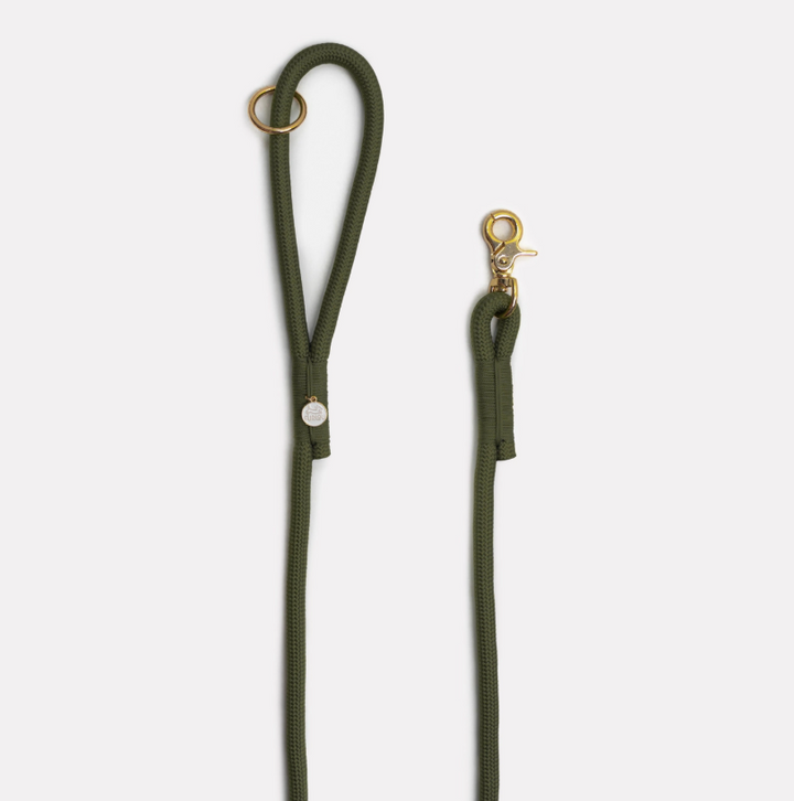 Moss Green Leash | Furlou - Babelle