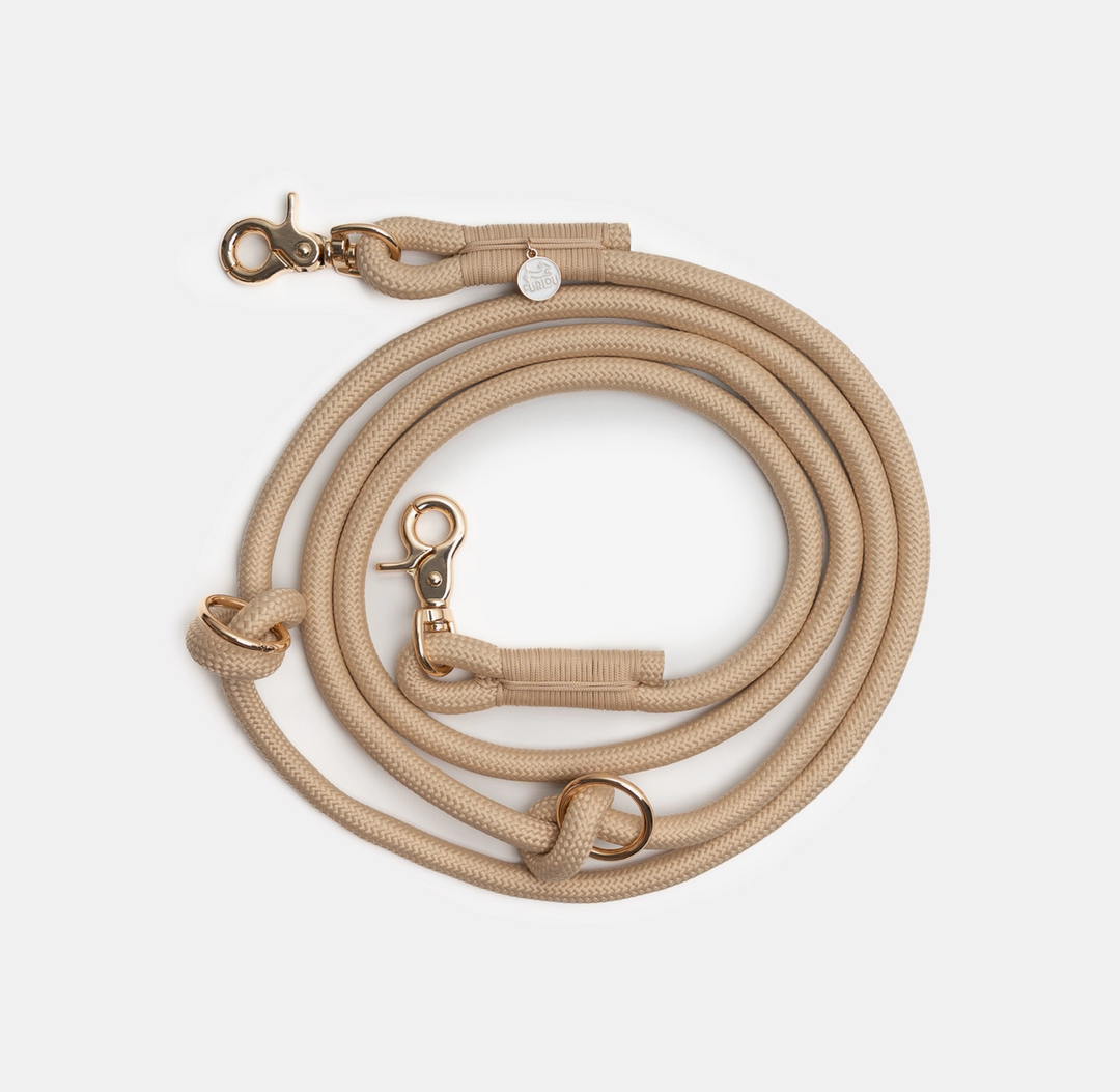 Tan Handsfree Leash | Furlou - Babelle