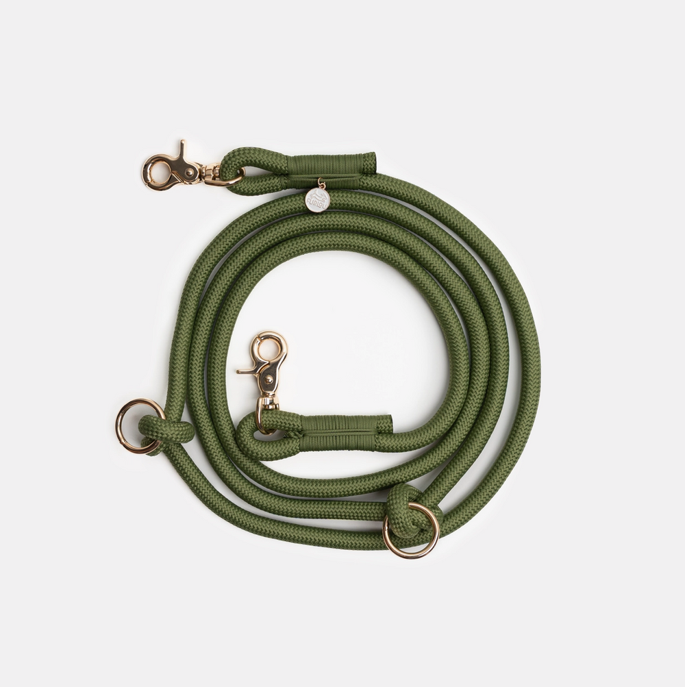 Green Handsfree Leash | Furlou - Babelle