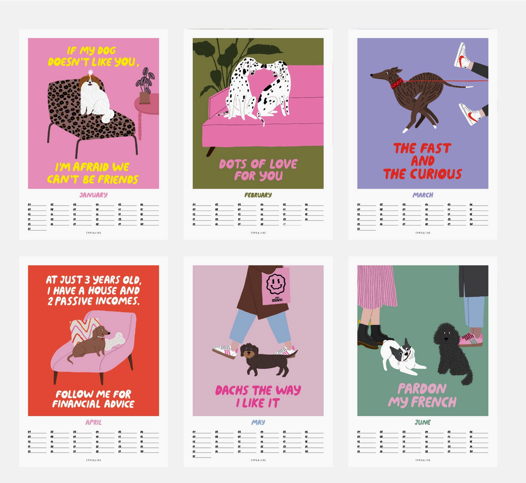 Wall Calendar  | Typealive