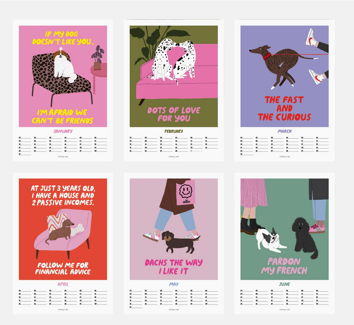 Wall Calendar  | Typealive