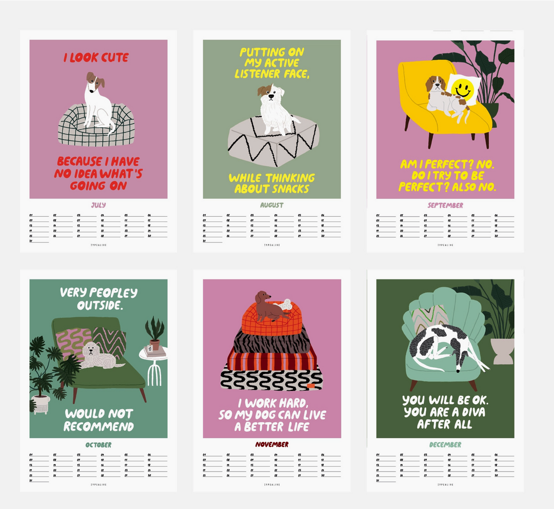 Wall Calendar  | Typealive