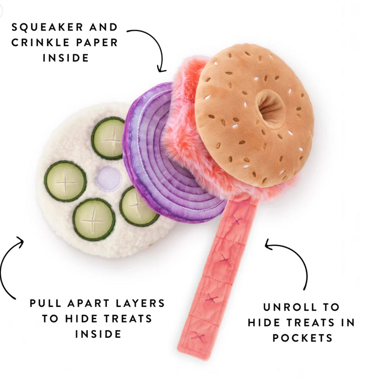 Bagel Snuffle Toy| The Foggy Dog