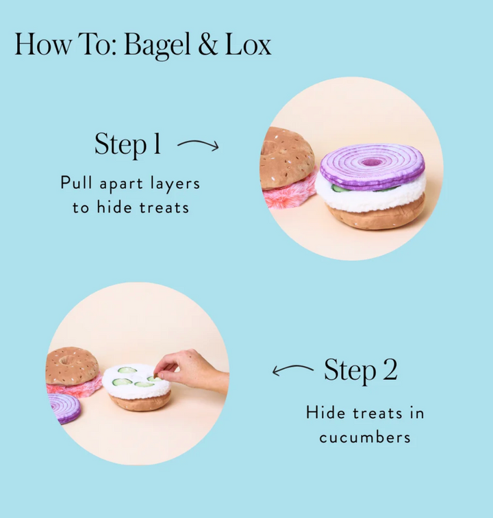 Bagel Snuffle Toy| The Foggy Dog