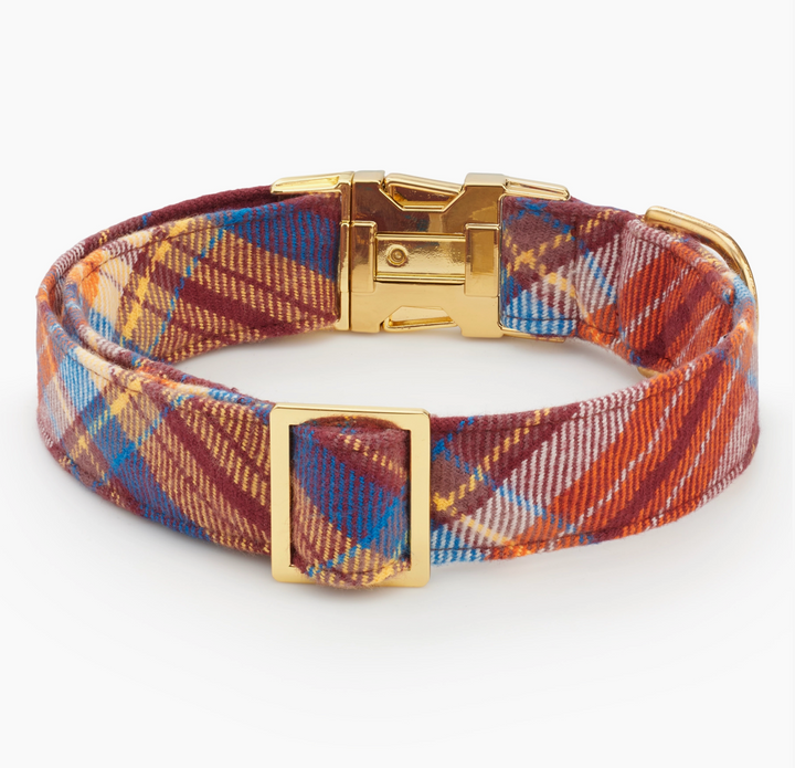 Marlow Plaid Flannel Collar | The Foggy Dog