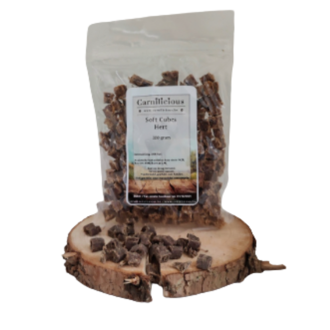 Soft cubes hert 200g | Carnilicious - Babelle