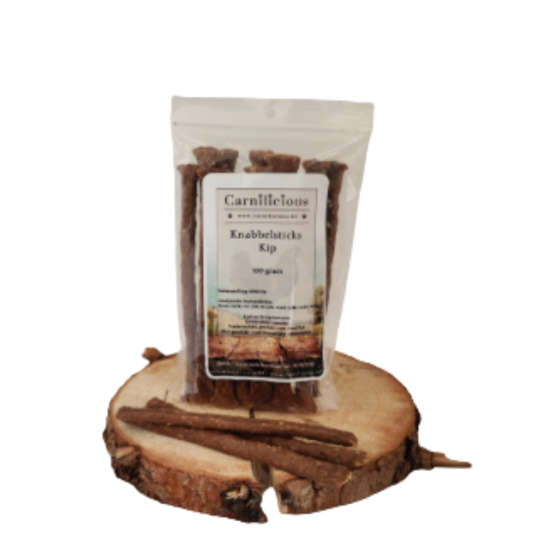 Knabbelsticks Kip 100g | Carnilicious - Babelle