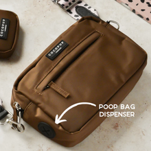 Load image in Gallery view, brown dog walking bag | Cocopup - Babelle
