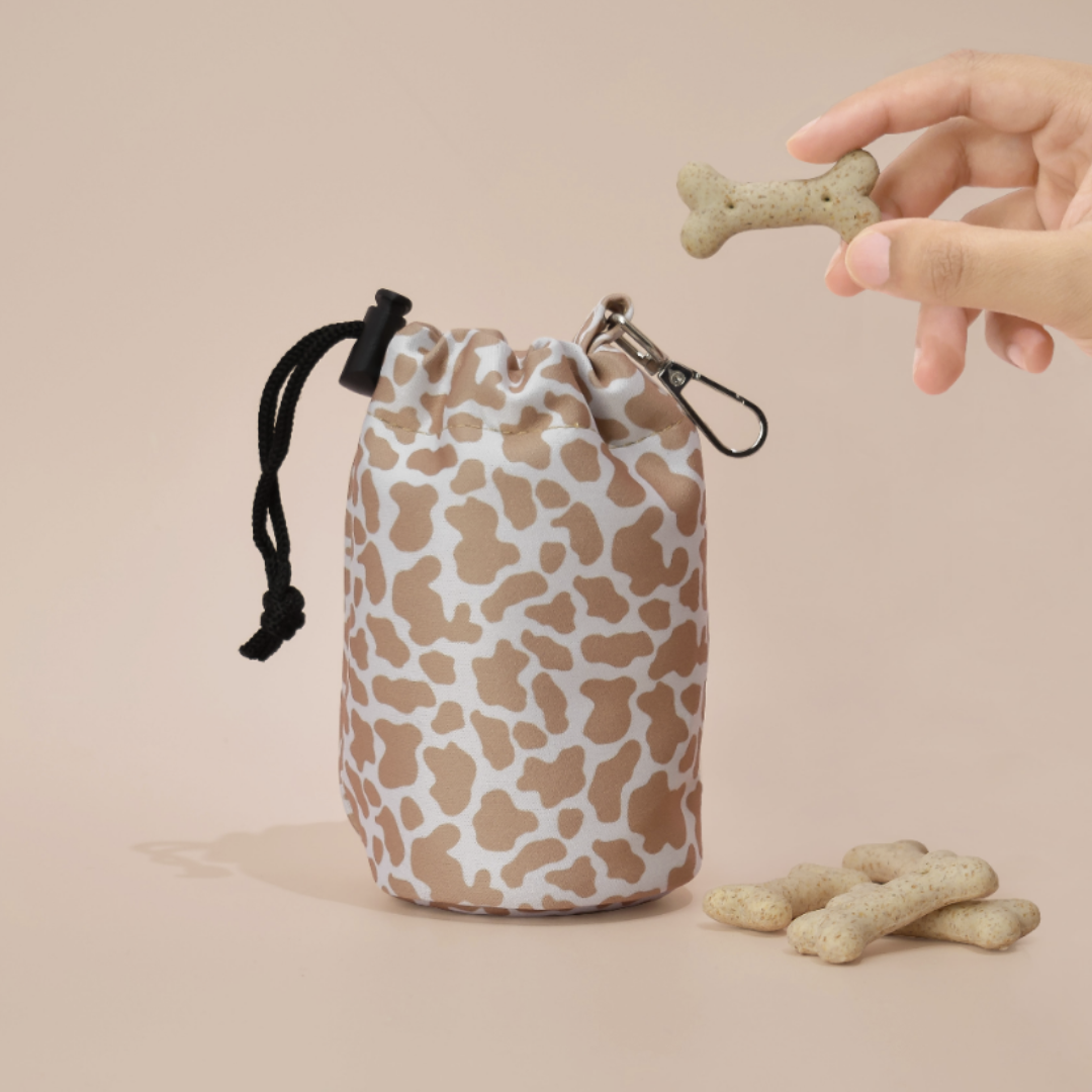 Nude Cow drawstring pouch | Cocopup - Babelle
