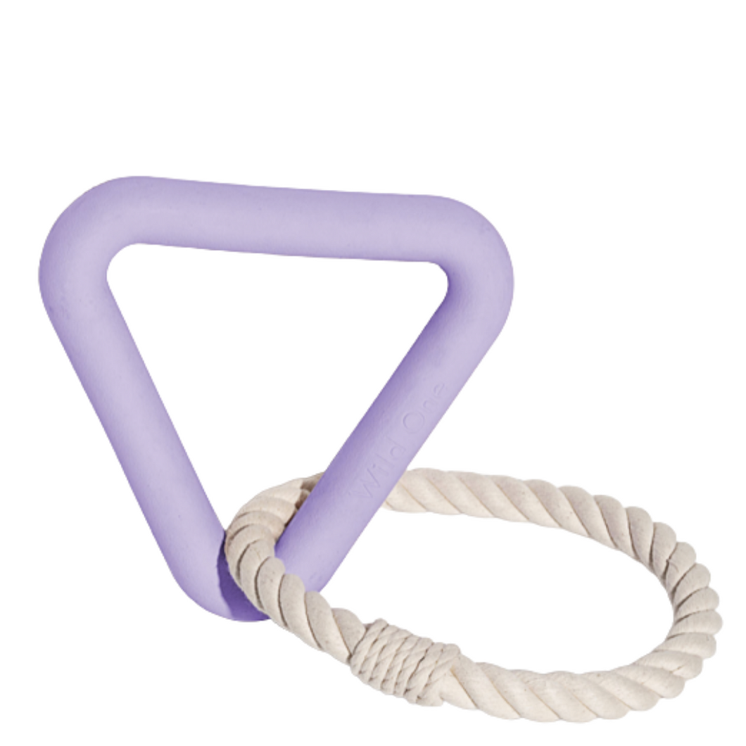 Lilac triangle tug toy   | Wild One - Babelle